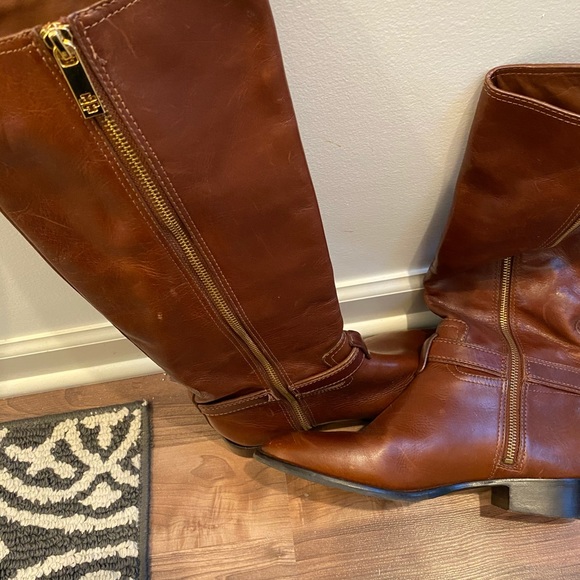 Tory Burch Brown Riding Boots - Picture 3 of 4